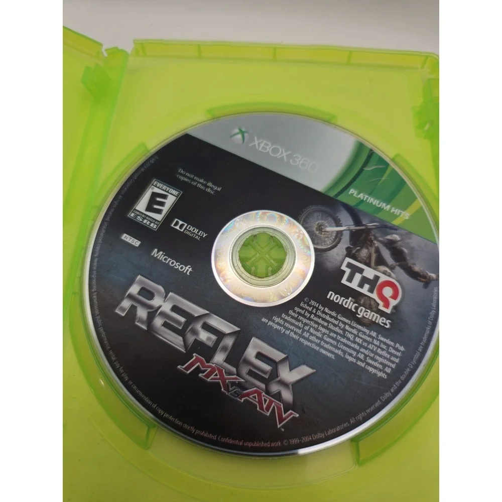 MX vs ATV Reflex (Microsoft Xbox 360, 2009) Complete